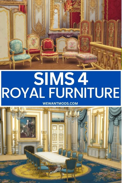 sims 4 royal furniture cc Sims 4 Cc Old Fashioned Furniture, Sims 4 Royalty Furniture Cc, Ts4 Throne Cc, Sims 4 Cc Royal Bedroom, Sims 4 Cc Expensive Furniture, Sims 4 Cc Royal Mod, Sims 4 Cc Dining Table Maxis Match, Sims 4 Throne Room, Sims 4 Regal Cc