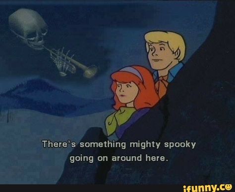 sometªhg mighty spooky ing on around here. – popular memes on the site iFunny.co #scoobydoo #tvshows #doot #scoobydoo #spooky #spooktober #somethg #mighty #ing #here #pic Halloween Memes, 밈 유머, Halloween Tags, The Skeleton, Spooky Scary, Proud Mom, Cool Halloween Costumes, What’s Going On