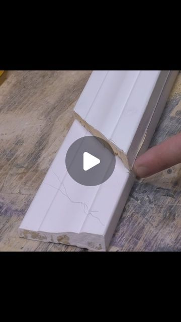 TheFixer on Instagram: "How to cut trim with minimal tools. #homerepair #trim #carpentry #thefixer #homerepair" How To Cut Trim Angles, Trim Carpentry, Ceiling Trim, Wood Trim, Mitered Corners, Home Repair, Simple Tricks, Household Hacks, Carpentry