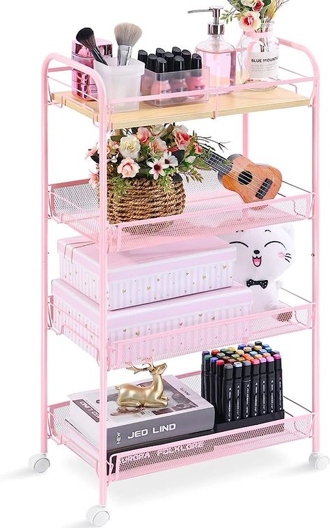 Metal Utility Cart, Craft Storage Cart, Rolling Utility Cart, Wheel Craft, Bathroom Laundry Room, Rolling Storage Cart, Storage Trolley, Rolling Storage, Mobile Storage