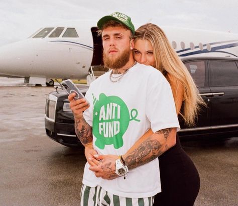 Jake Paul Girlfriend, Poses Outside, Getting Over Him, Jake Paul, You're Amazing, New Girlfriend, Best Online Casino, Private Jet, Happy Couple