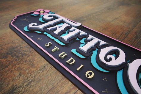 Take a look at the new tattoo design from Lekky Studio – spring vibes! 🌸 🛒Visit our website at www.lekkystudio.com or check out our Etsy store for more. 🪚Interested in a custom piece? Drop us a message, and let’s discuss your unique project! Tattoo Sign, Tattoo Shop Decor, Shop Signage, Studio Tattoo, Wall Signage, New Tattoo Designs, Tattoo Signs, Sustainable Decor, Traditional Tattoo Art