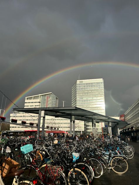 #rainbow #doublerainbow #eindhoven #aesthetic Eindhoven Aesthetic, Double Rainbow, Eindhoven, Rainbow