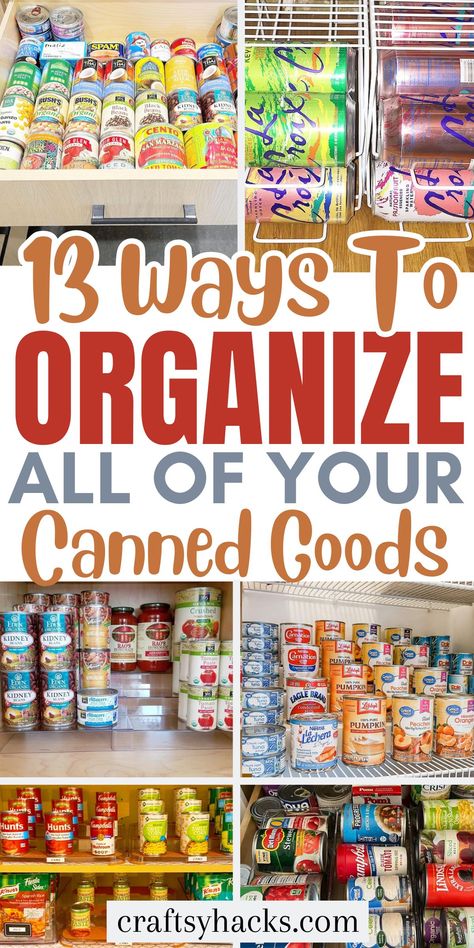 Make the most of small pantry organization with budget-friendly solutions that work. A clever DIY organizer paired with clever kitchen storage creates the perfect storage system. Organizing canned goods becomes effortless with these space-saving tricks. Organizing Canned Goods, Organize Canned Goods, Pull Out Pantry, Specialty Food Store, Organize Your Pantry, Small Pantry Organization, Can Dispenser, Clever Kitchen Storage, Diy Organizer