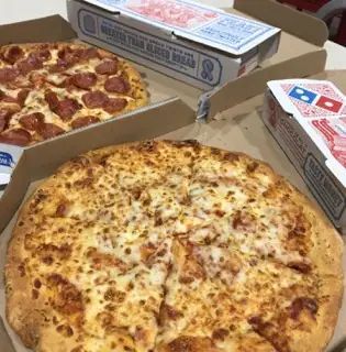 Domino's Pizza Menu With Prices Oven Baked Sandwiches, Baked Sandwiches, Domino’s Pizza, Domino's Pizza, Custom Pizza, Pizza Menu, Dominos Pizza, Delicacy Food, Pizza Restaurant