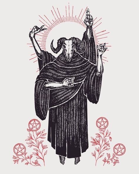 Kerbcrawlerghost Art, The Devil Tarot Tattoo, Micah Ulrich, Symbols Of Strength Tattoos, Medieval Tattoo, Occult Tattoo, Crow Tattoo, Witch Tattoo, Dark Art Tattoo