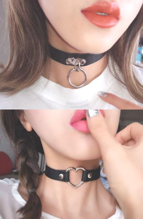 Choker Aesthetic, Pear Shaped Diamond Necklace, Diamond Infinity Necklace, Leather Choker Collars, Diamond Choker Necklace, Earrings Ideas, Diamond Choker, Butterfly Pendant Necklace, Estilo Punk