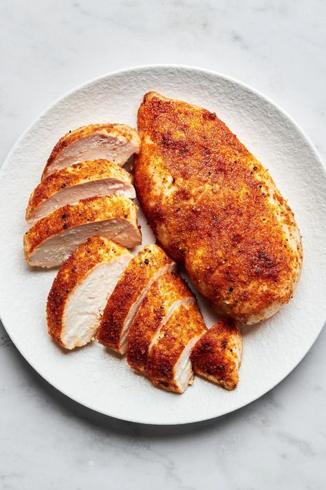 Sometimes simple is best, and that’s when we make this perfectly baked chicken. Just the right thing to add to salads, grain bowls, pasta dishes or as the star of its own show! Chicken Aesthetic Food, Aesthetic Grocery List, April Recipes, Brine Chicken Breast, Aesthetic Grocery, Chicken Aesthetic, Filling Salads, Modern Proper, The Modern Proper