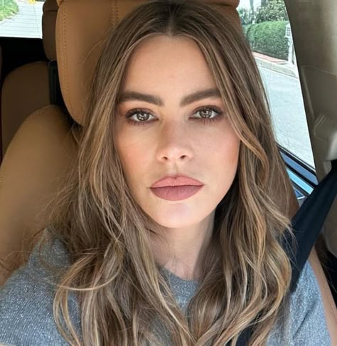 Sofia Vergara Hair Color, Sofia Vergara Hair, Hair Tint, Brown Hair Balayage, Brown Balayage, Sofia Vergara, Hair Inspo Color, Hair Envy, Light Brown Hair