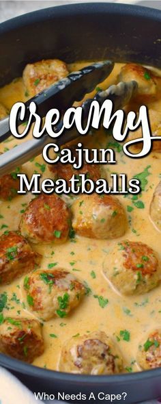 Cajun Duck Recipes, Simple Cajun Recipes, Easy Cajun Recipes Louisiana, Meatball Cream Sauce, Meatball Rice Recipes, Cajun Meal Ideas, Cajun Chicken Meatballs, Chicken Meatballs In Sauce, Meatball Meal Recipes