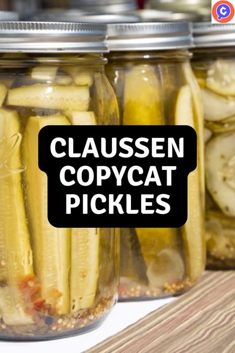 If Claussen pickles are up your alley, this copycat recipe promises a spot-on rendition. The flavor is important, but the slicing method is crucial. To achieve the most accurate mimic, slice the cukes lengthwise before transforming them into pickles. Pickling Brine Recipe, Diy Pickles, Claussen Pickles, Canning Pickles Recipe, Pickle Brine, Pickle Recipes Homemade, Pickle Recipes, Cucumber Canning, Best Pickles