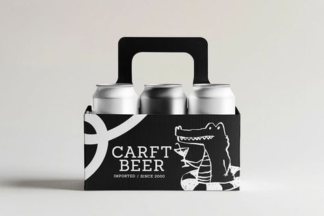 6 can pack holder carrier | free image by rawpixel.com / Jubjang Soda Branding, Beer Can Holder, Beer Carrier, Beer Box, Soda Brands, Professional Branding, Beer Holders, Beer Cup, Can Holder