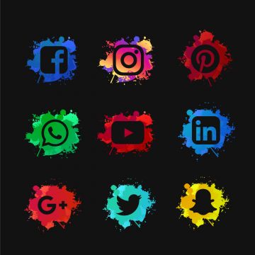 Facebook And Instagram Logo, Social Media Icons Vector, Whatsapp Logo, Tipografi 3d, Social Media Icons Free, Logo Instagram, Social Media Drawings, Youtube Banner Backgrounds, Social Media Art