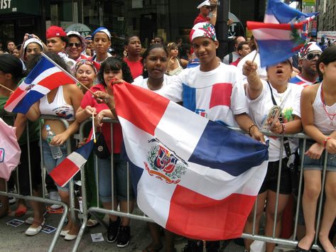 Dominican Parade, Dominican Culture, Dominican Flag, Dominican Republic Travel, Dominican Republic Flag, Puerto Rican Pride, Washington Heights, Cultural Events, American Beauty