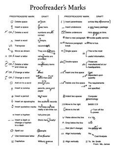 Proofreader’s Marks table • via Mills Writing Center Editing Symbols, Editing Marks, Ap Statistics, Copy Editor, Style Sheet, Copy Editing, English Teachers, Editing Writing, Red Marks