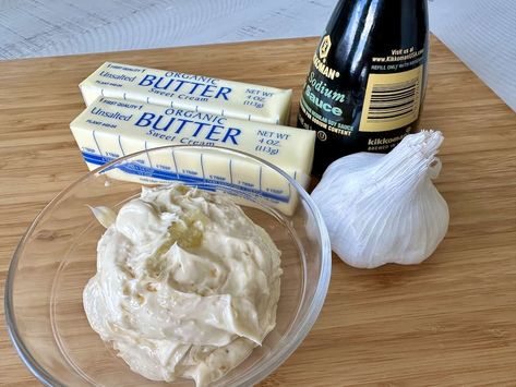 Homemade Benihana Garlic Butter Copycat Recipe • Fancy Apron Benihana Garlic Butter, Benihana Garlic Butter Recipe, Hibachi At Home, Fancy Apron, Hibachi Fried Rice, Garlic Butter Recipe, Homemade Garlic Butter, Creamy Mustard Sauce, Garlic Spread