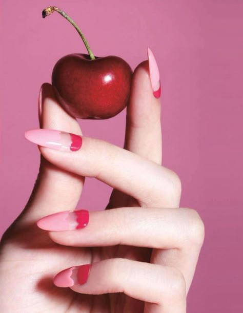 cherry themed nail art Nail Model Photography, Nail Photoshoot Ideas, Nail Photoshoot, Fruity Nails, Get Rid Of Tan, Nail Photography, Hand Photography, Fall Nail Trends, Cherry Nails