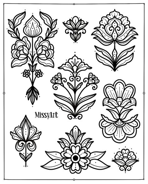 Some floral style symmetry drawings 🌱🪞 Super satisfying to draw these. • • #art #artist #tattooideas #tattoodesign #design #inkspiration #tattoocommunity #skinart #customtattoo #smallartist #blackwork #pattern #blackworkers #art #abstract #blackandgrey #onlyblackart #blacktattooart Scandinavian Tattoo For Women, Symmetrical Tattoo Design, Symmetry Drawings, Traditional Floral Tattoo, Tattoo Stamps, Symmetrical Tattoo, Scandinavian Tattoo, Flower Tattoo Meanings, Blackwork Designs