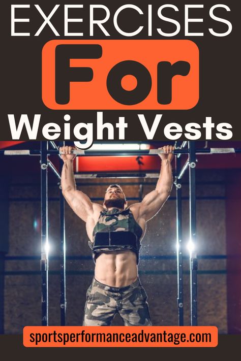 Learn how to get the best results out of training with a weight vest with the best exercises. Weighted Vest Workout, Weight Vest Workout, Weight Vest, Type Of Exercise, Weighted Vest, Sports Performance, Best Exercises, Exercise Equipment, Sport Performance