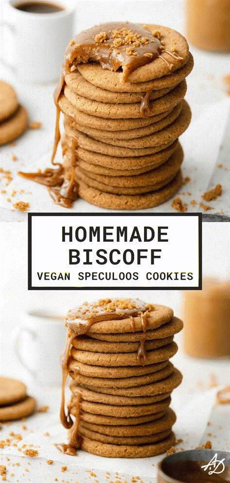 Homemade Speculoos Cookies, Vegan Speculoos Cookies, Gluten Free Biscoff Cookies, Speculoos Cookies Recipe, Homemade Biscoff Cookies, Vegan Biscoff Cookies, Vegan Cookie Butter, Speculoos Recipe, Homemade Biscoff