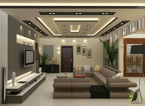 luces Tv Mounted, Gypsum Ceiling Design, False Ceiling Bedroom, False Ceiling Living Room, Pop False Ceiling Design, Pop Ceiling Design, House Ceiling Design, Ceiling Design Living Room, Ceiling Design Modern