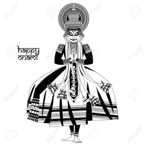 … Happy Onam Images, Dancing Sketch, Dance Of India, Butterfly Art Drawing, Happy Onam, Dancing Drawings, Black And White Vector, Dancers Art, Pen Art Drawings