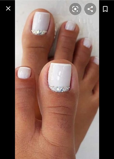 Short Wedding Nails For Bride, Beach Wedding Nails, Bachelorette Nails, Wedding Toe Nails, Nails Short Wedding, Acrylic Wedding Nails, Wedding Pedicure, Nails Bridesmaid Elegant, Short Wedding Nails