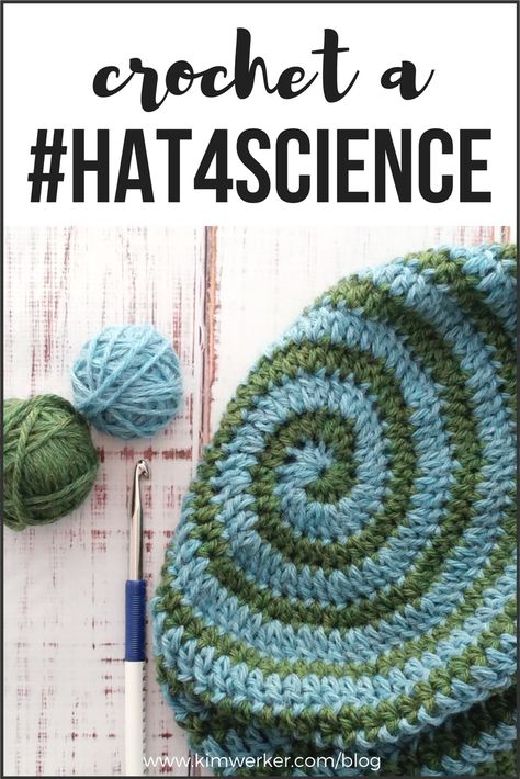 Crochet a Hat for Science! (Free Pattern, BYO Activism) Spiral Crochet Pattern, Crochet A Hat, Spiral Crochet, Hat Patterns Free, Crochet Hat Free, Crochet Tips, Crochet Hats Free Pattern, Crochet Circles, Crochet Round