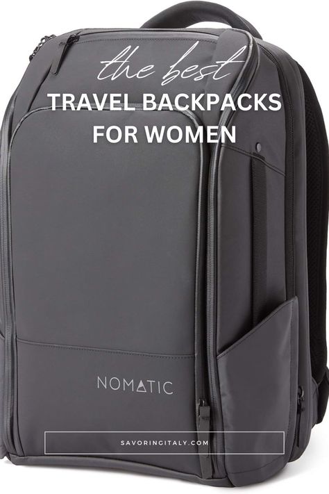 Explore the best travel backpacks for women in 2024. They have stylish and tough options for all your journeys. Scotland Travel Outfits, Best Backpack For Travel, Travel Backpacks For Women, Hiking Backpack Women, Givenchy Backpack, Travel Backpack Essentials, Backpacks For Travel, Italy Recipes, Weekender Backpack