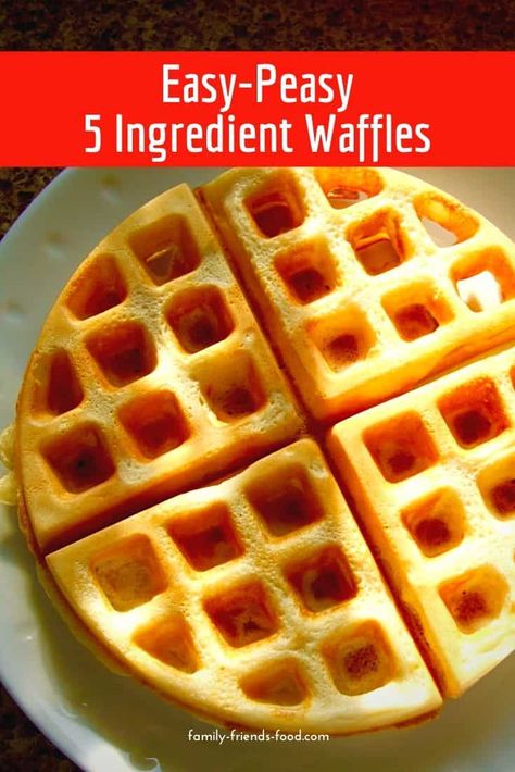 Griddle Scones, Waffle Batter Recipe, Waffle Mix Recipes, Savory Waffle Recipe, Crispy Waffles, Waffle Batter, Waffles Breakfast, Easy Waffle Recipe, Fruit Syrup