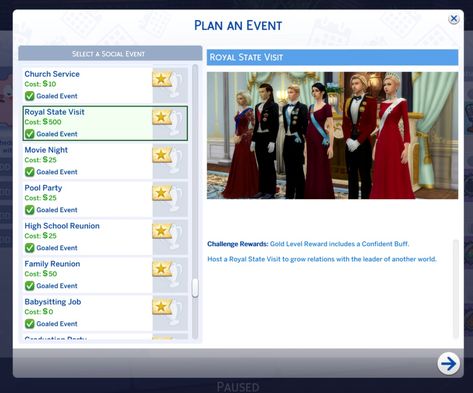 Royal State Visit Event - The Sims 4 Mods - CurseForge Sims 4 Events, Sims 4 Royal, Royal Family History, Sims Medieval, Babysitting Jobs, Beauty Makeover, Royal Family News, Church Service, Event Hosting