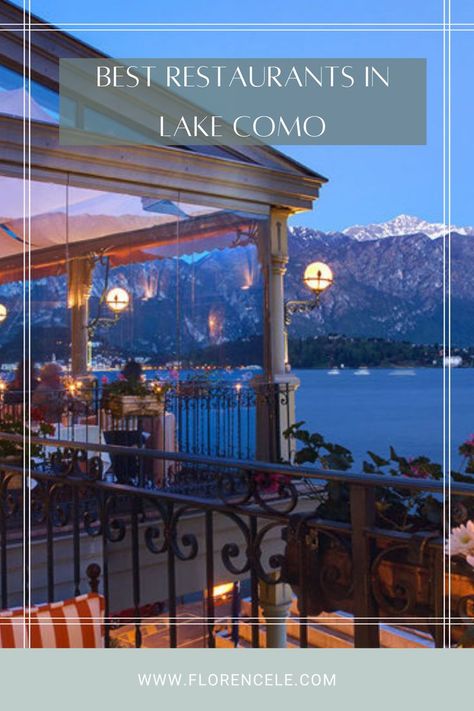 Lenno Lake Como, Lake Como In September, Rome To Lake Como, Honeymoon In Lake Como, Best Restaurants In Bellagio Italy, Bellagio Restaurants Lake Como, Lake Como Dinner, Things To Do In Lake Como, Lake Como Outfit Ideas