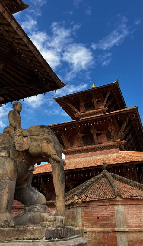 Aesthetic Patan Darbar Square, Vintage Nepal Nepal Flag Aesthetic, Nepal Asthetic Picture, Nepali Culture Aesthetic, Nepal Aesthetic, Nepal Landscape, Patan Durbar Square, Durbar Square, Country Aesthetic, Escape Plan