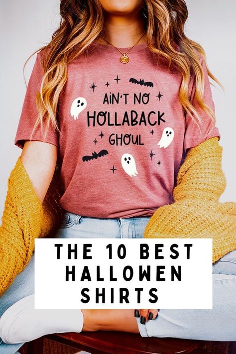 Cute Halloween T Shirts For Women, Halloween Pun Shirts, Halloween Tees Women, Simple Halloween Shirt Designs, Cute Halloween Tshirt, Cute Halloween Tshirt Ideas, Womens Halloween Tshirts, Cricut Halloween Shirts For Women, Women’s Halloween Shirts