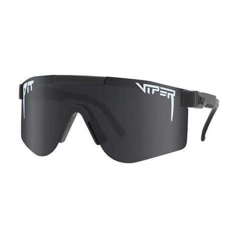 Pit Viper The Standard Polarised Sunglasses Pit Viper The Standard Polarised sunglasses are ready for whatever you throw at them, designed to withstand extreme conditions, activities and lifestyles An all-black colourway with white details and the Pit Viper logo split between the two lenses Adjustable arms with length (E-Spot adjustment) and pitch (Turbo Adjustment) alterations, making sure these stay on your face, no matter what An additional pair of Reach-Around™ arms are supplied as well as a Limpcloth™ bag 100% UV Protection 12% Light Transmission 1.2mm High Index Plastic Lenses Look-through colour: Grey Single Wide: Frame width: 138mm / Frame height: 58mm / Nose Opening: 33mm Double Wide: Frame Width: 149mm / Frame Height: 59.5mm / Nose Opening: 36mm Viper Logo, Pit Viper Sunglasses, Pit Vipers, Miami Nights, Ralph Lauren Glasses, Michael Kors Glasses, Oliver Peoples Glasses, Armani Glasses, Coach Glasses