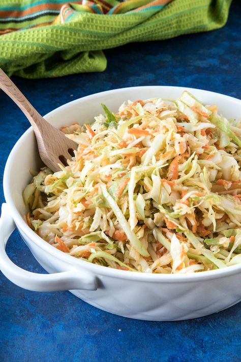 Spicy Food, Chili Pepper & Hot Sauce Recipes - Chili Pepper Madness Southern Hot Slaw Recipe, Spicy Coleslaw Dressing, Hot Coleslaw Recipe, Cajun Slaw Recipe, Hot Slaw Recipe, Chick Fil A Coleslaw, Caribbean Coleslaw Recipe, Spicy Coleslaw Recipe, Rice Pilaf Instant Pot