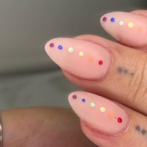 Level 10 Eurospa on Instagram: "#pridenails❤️💛💚💙💜 My client has her nails done every 4 weeks and she wanted to be ready to celebrate pride month in June🏳️‍🌈 Nails by @carrie_level10eurospa @Level10Eurospa #comoxvalley #level10eurospa" Subtle Pride Nails, Pride Month Nails, June Nails, Short Square Nails, Her Nails, Paws And Claws, Nails Done, Nail Inspiration, Be Ready