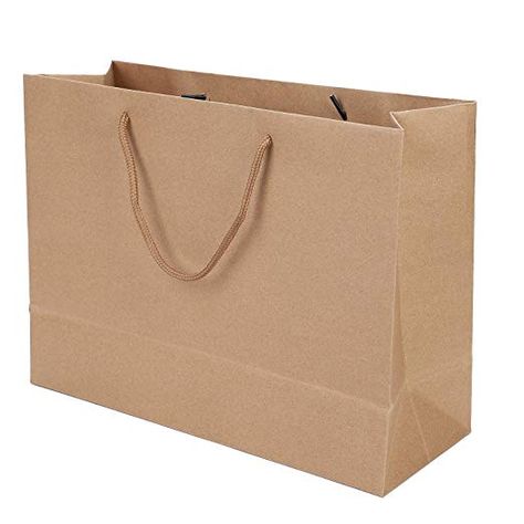 10 Pack Large Kraft Paper Bags Carrier Bags With Braided Handle Brown Paper Party Gift Bag Shopping Bag Tote Bag For Boutique Shop Merchandise Recycled Paper Grocery Bag Retail Bags 9x4x12inch: Amazon.co.uk: Toys & Games Paper Bag Aesthetic, Chicken Store, Retail Shopping Bags, Gift Bag Birthday, Paper Carrier Bags, Brown Paper Bags, Paper Grocery Bags, Retail Bag, Paper Bag Design