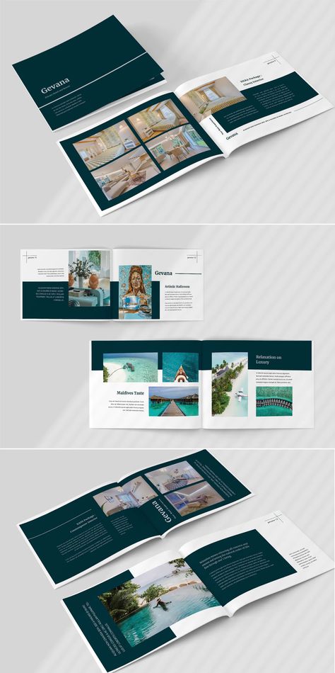 Hotel & Resort Catalogue Template INDD - 20 Pages Hotel Catalog Design, Hotel Brochure Design Layout, Airbnb Brochure, Cosmetic Catalogue Design, Resort Brochure Design, Hotel Brochure Design, Luxury Catalogue, Investment Brochure, Hotel Magazine