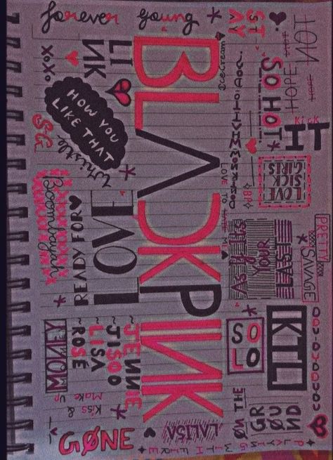 #BLINK Blackpink Doodle Art, Blackpink Doodle, Nicky Larson, Blink Book, Girl's Swag, Black Pink Background, Bullet Journal Diy, Best Poses For Pictures, Easy Doodles Drawings