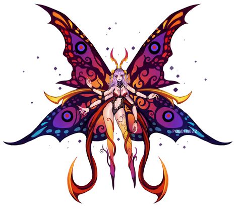 ArtStation - Butterfly evolution chart , Jenny Kung Butterfly Evolution, Butterfly Creature, Butterfly Character Design, Monster Butterfly, Butterfly Oc, Butterfly Character, Butterfly Human, Original Character Design, Butterfly Woman