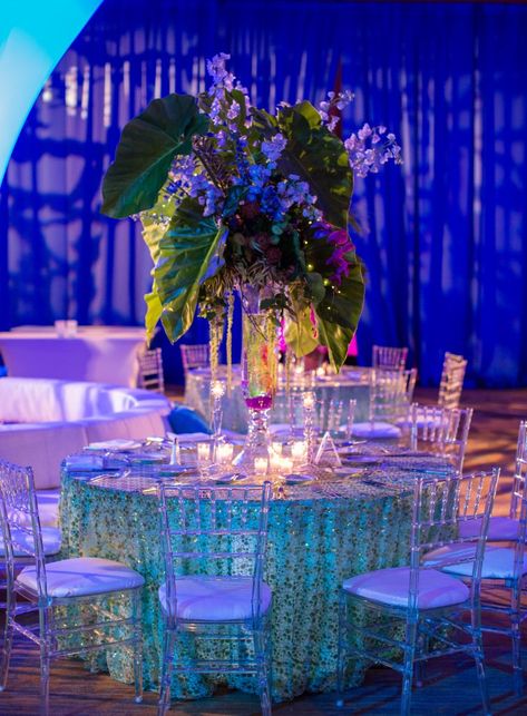 Avatar Adventure Gallery Themed Event by Alchemy Event Studio Avatar Sweet 16, Avatar Centerpieces, Moana Themed Quinceanera, Avatar Wedding Theme, Avatar The Last Airbender Wedding Theme, Moana Quinceanera Theme, Moana Quince, Avatar Wedding, Avatar Party