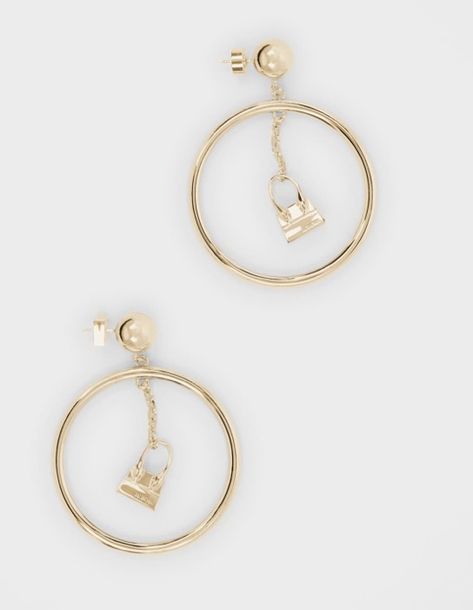 jacquemus gold earrings Jacquemus Earrings, Cool Girl, Gold Earrings, Drop Earrings, Gold, Clothes