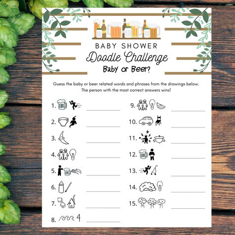 Brewery Baby Shower Games, Baby Boy Is Brewing Shower Ideas, Baby Shower At Brewery, Baby Is Brewing Baby Shower Ideas, Brewery Baby Shower Decorations, A Baby Is Brewing Baby Shower Ideas Beer, Beer Baby Shower Ideas, Beer And Baby Shower Ideas, Brewery Baby Shower Ideas