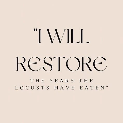 5•24•24 📖Joel 2:25 🙌🏾🙌🏾God need only speak the word, and the lost years can be restored to you! This is how God restores our wasted years. He brings forth in us supernatural joy, revelation, peace and victory — far beyond our human abilities! He can accomplish more in us, for us and through us now than we ever thought possible. 🌻🌻🌻🌻🌻🌻🌻🌻🌻🌻#alexmonae #mind of body#spirit #think #beliefs#blogger #vlogger #kingdomwork #Christ #God #am #can #will #holistichealing #holisticpractitioner#catchthew... Joel 2:25-26, Joel 2:25, Victory Prayers, God Restores, Joel 2, Holistic Practitioner, Holistic Healing, Christian Living, Catholic Faith