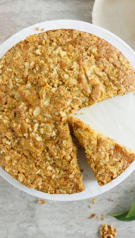 Orange Walnut Cake | KITCHEN @ HOSKINS Coffee Cake From Scratch, Orange Coffee Cake, Kale Crisps, Food Processor Uses, Almond Flour Cakes, Coffee And Walnut Cake, Cake From Scratch, Orange Cake Recipe, Orange Coffee