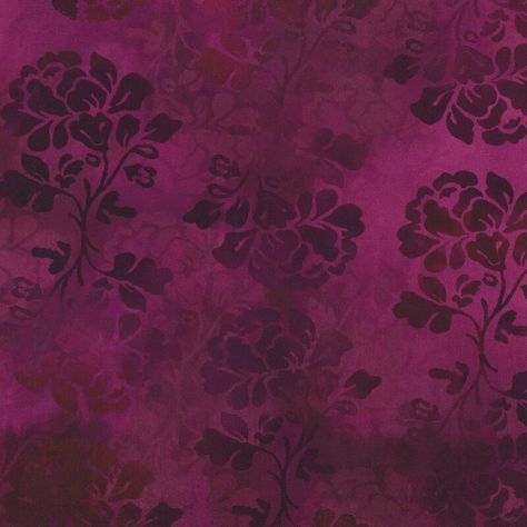 Prism by Jason Yenter for In the Beginning is a brilliantly diverse collection with subtle details and colors, giving the abstract designs depth and allure. This moody purple mottled fabric features an overlay of variegated silhouetted roses for an elegant look subtle enough to partner with the fabric featured in your project, and bold enough to stand out! Try these roses in your next project for a pop of color with beautiful details. Width: 43"/44" Material: 100% cotton Swatch Size: 8" x 8" Red Purple Room, Jewel Tone Aesthetic, Red And Purple Aesthetic, Moody Purple, Roses Purple, Reddish Purple, Purple Shades, Mazzy Star, Rose Violette