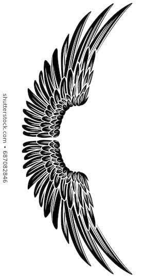 Eagle Wing Tattoos Arm, Angel Wings Tattoo Stencil, Chest Tattoo Wings, Feather Tattoo For Men, Wings Concept, Eagle Wing Tattoos, Word Tattoo Designs, Alas Tattoo, Wing Tattoo Men