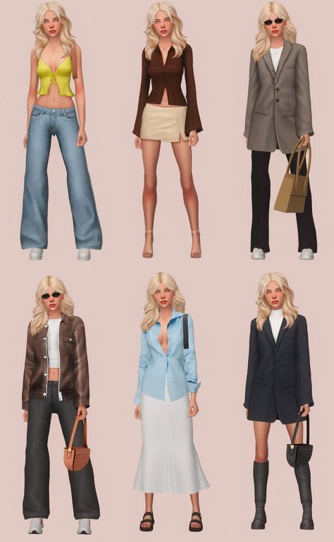 aretha Sims 4 Alpha Cc Clothes Cute, Sims 4 Cc Packs Clothing Y2k, Sims 4 Business Casual, Sims 4 Cc Free People, Simstefani Cc Free, Ashwarrplays Sims 4, Sims Cc Lululemon, Sims 4 Cc Clothes Low Rise Jeans, Sims 4 Cas Inspiration