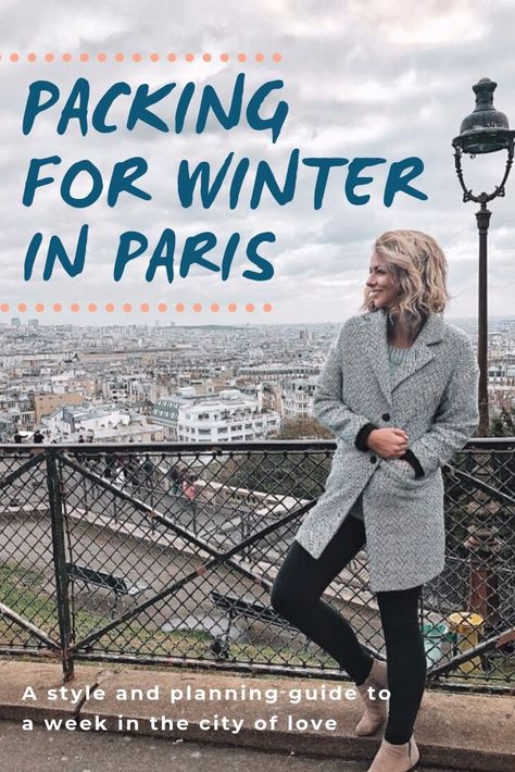 Paris in the winter is a magical time. We've got tips on what to wear, things to do, where to stay, what to see and places you must visit in summer, springs, fall and winter! Check out our outfit ideas and for your next trip to Paris. #Travel #Outfits #Ideas Packing List For Paris, Packing Capsule, Paris In February, What To Pack For Paris, Paris In Winter, Paris In January, Paris Packing List, Paris Wardrobe, Paris Packing